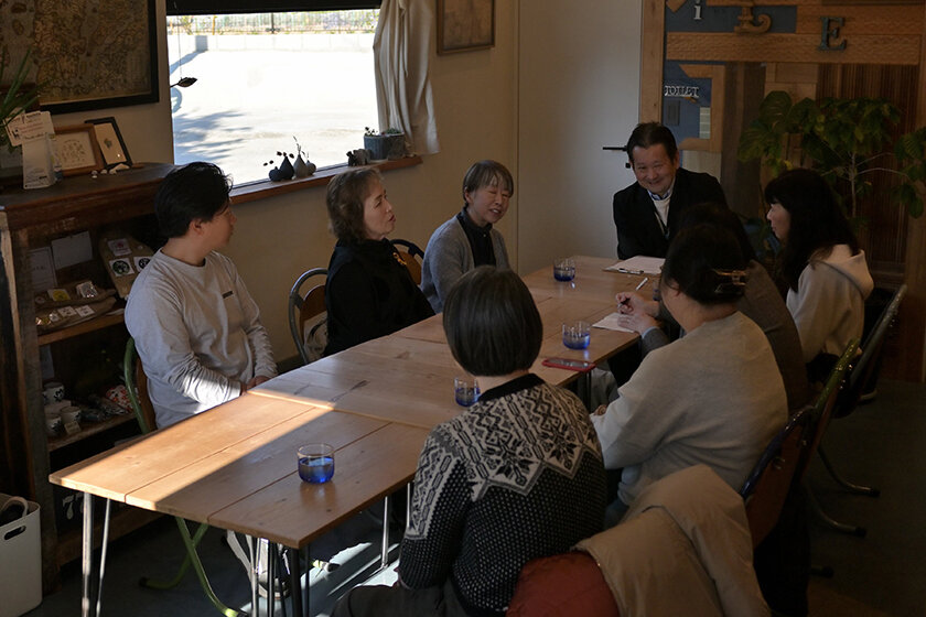 島民の方々と